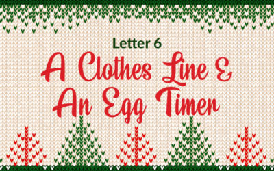 A Clothes Line & An Egg Timer